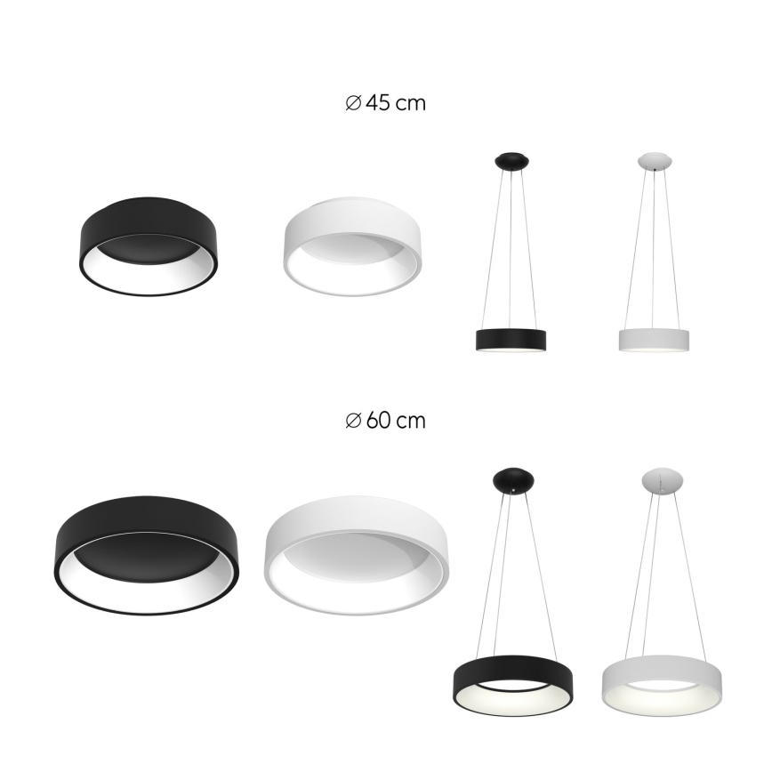 Immax NEO 07017L - LED dimbare plafondlamp AGUJERO LED/39W/230V Tuya + afstandsbediening