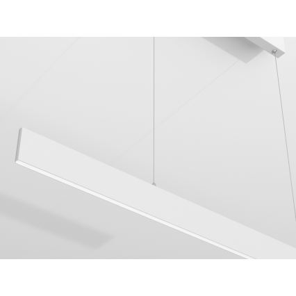 Immax NEO 07075L- Dimbare LED Hanglamp aan een koord LISTON wit LED/18W/230V + AB Tuya