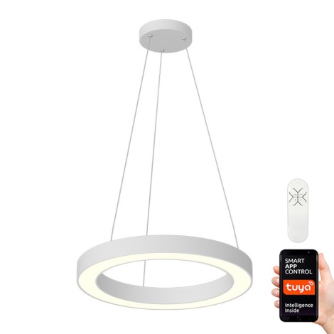 Immax NEO 07091L - LED Hanglamp aan koord dimbaar PASTEL LED/52W/230V 60 cm wit Tuya