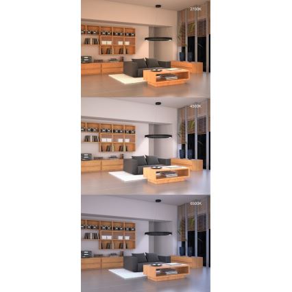 Immax NEO 07095L - LED dimbare plafondlamp PASTEL LED/52W/230V 60 cm Tuya + afstandsbediening