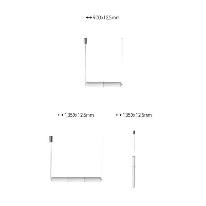 Immax NEO 07102L - LED Hanglamp aan koord dimbaar BAMBOOS LED/30W/230V 90 + AB Tuya