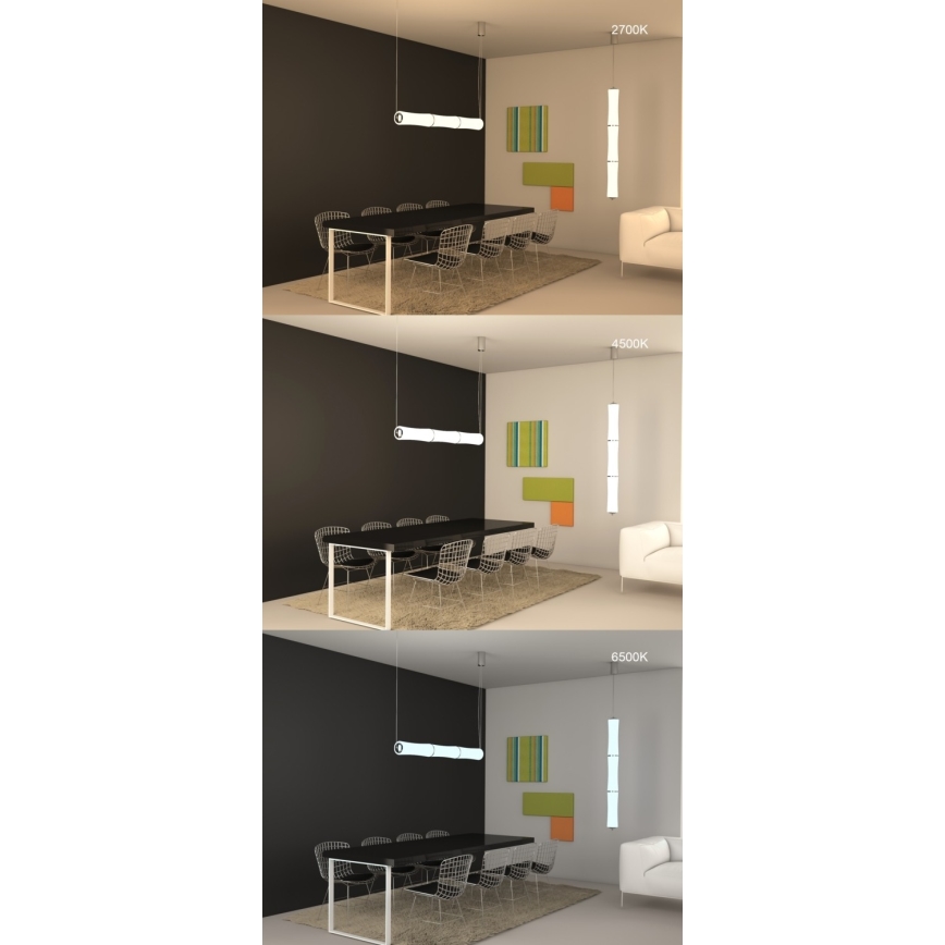 Immax NEO 07102L - LED Hanglamp aan koord dimbaar BAMBOOS LED/30W/230V 90 + AB Tuya