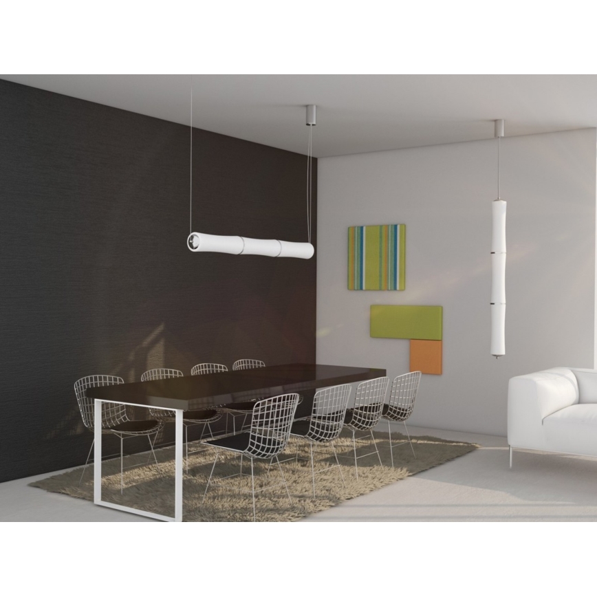 Immax NEO 07104L - LED dimbare hanglamp aan kabel BAMBOOS LED/45W/230V 135 cm Tuya + afstandsbediening