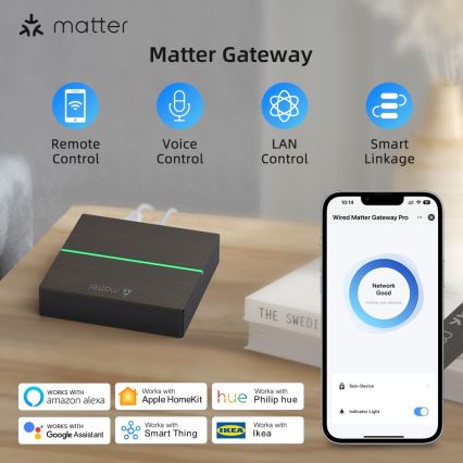 Immax NEO 07117-5 - Slimme MATTER BRIDGE Zigbee 3.0 230V Tuya Wi-Fi