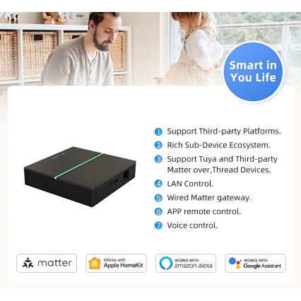 Immax NEO 07117-5 - MATTER BRIDGE Slimme Zigbee 3.0 230V Wi‑Fi