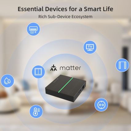 Immax NEO 07117-5 - MATTER BRIDGE Slimme Zigbee 3.0 230V Wi‑Fi
