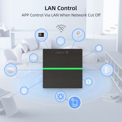 Immax NEO 07117-5 - MATTER BRIDGE Slimme Zigbee 3.0 230V Wi‑Fi