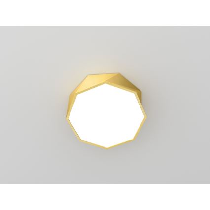 Immax NEO 07132-G40 - LED SMART Dimbare plafondlamp DIAMANTE LED/31W/230V goud 40 cm Tuya ZigBee + afstandsbediening