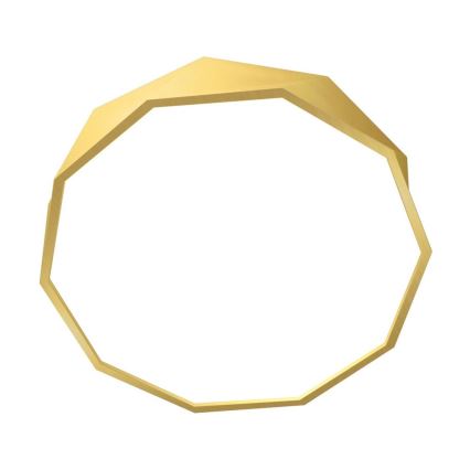 Immax NEO 07132-G60 - LED SMART dimbare plafondlamp DIAMANTE LED/43W/230V goud 60 cm Tuya ZigBee + afstandsbediening