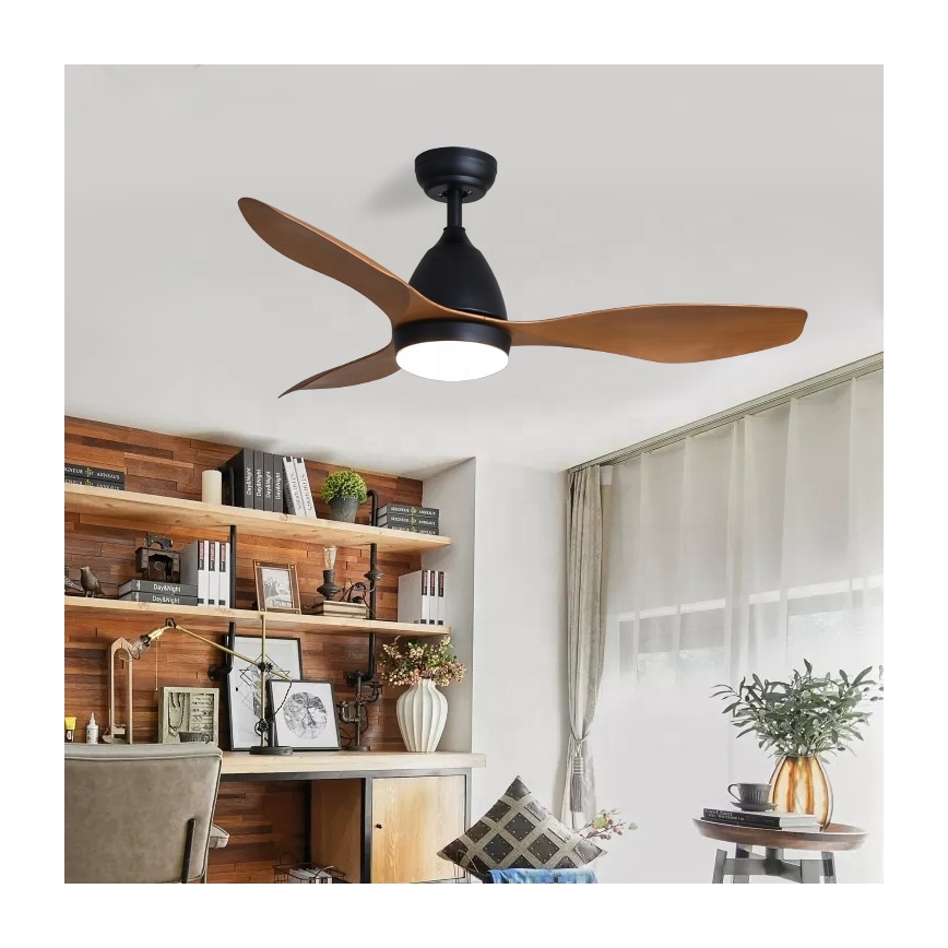 Immax NEO 07141-B - LED-plafondventilator NEO LITE FRESCO LED/18W/230V Tuya Wi-Fi zwart/brown+ afstandsbediening