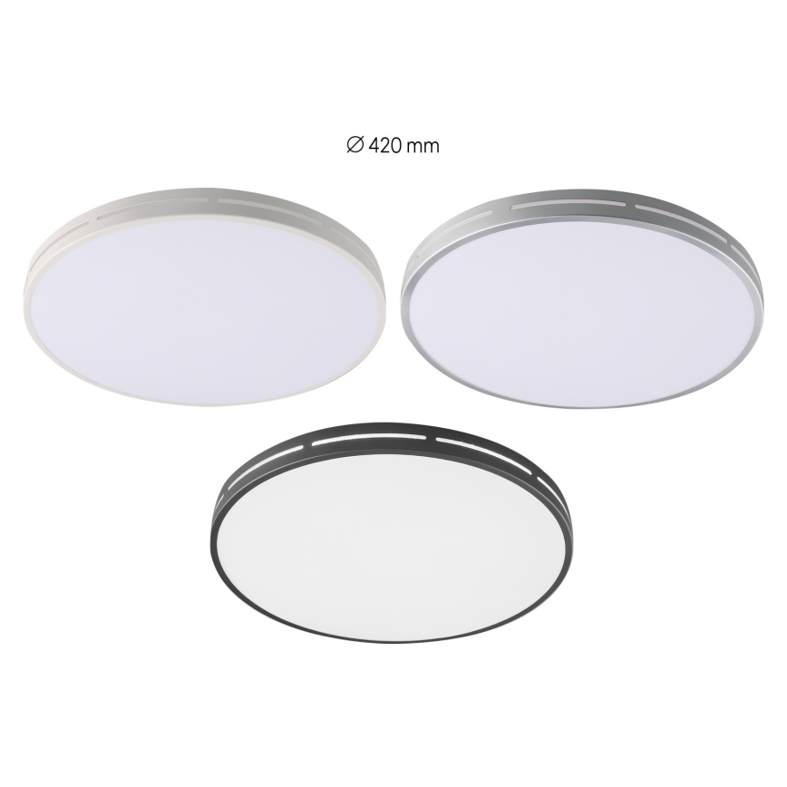 Immax NEO 07145-B42 - Dimbare LED Plafond Lamp NEO LITE VISTAS LED/24W/230V Tuya Wi-Fi zwart + afstandsbediening