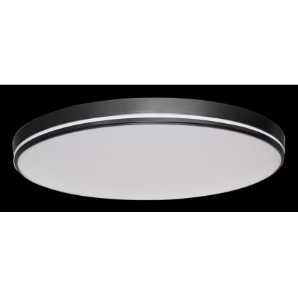 Immax NEO 07148-B40 - Dimbare LED Plafond Lamp NEO LITE AREAS LED/24W/230V Tuya Wifi zwart + afstandsbediening