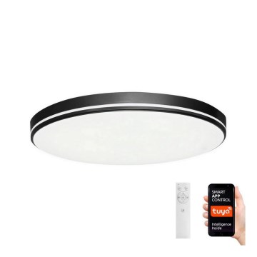 Immax NEO 07148-B40 - LED dimbare plafondlamp NEO LITE AREAS LED/24W/230V Tuya Wi-Fi zwart + afstandsbediening