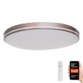 Immax NEO 07150-C40 - Dimbare LED Plafond Lamp NEO LITE AREAS LED/24W/230V Tuya Wifi bruin + afstandsbediening
