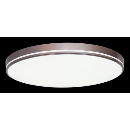 Immax NEO 07150-C51 - Dimbare LED Plafond Lamp NEO LITE AREAS LED/48W/230V Tuya Wifi bruin + afstandsbediening