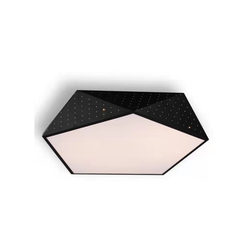 Immax NEO 07151-B40 - Dimbare LED Plafond Lamp BRILIANT LED/20W/230V Wi-Fi Tuya zwart + afstandsbediening