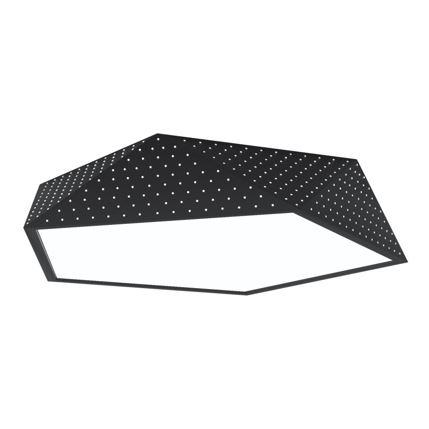 Immax NEO 07151-B60 - Dimbare LED Plafond Lamp BRILIANT LED/45W/230V Wi-Fi Tuya zwart + afstandsbediening