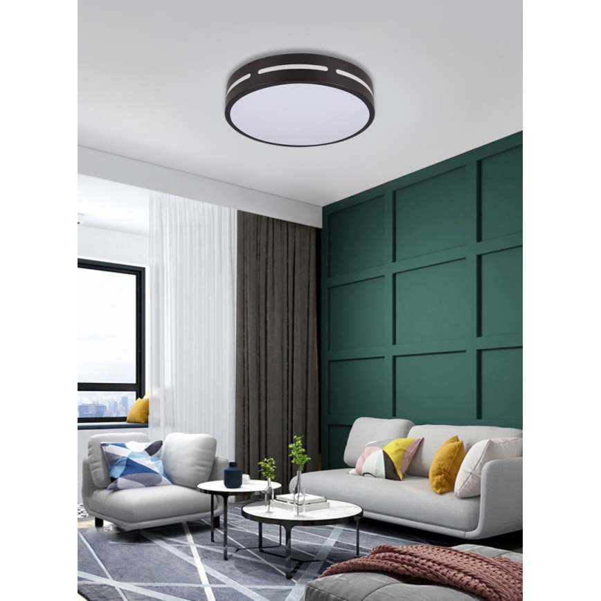 Immax NEO 07152-B50 - Dimbare LED Plafond Lamp NEO LITE PERFECTO LED/48W/230V Wi-Fi Tuya + afstandsbediening