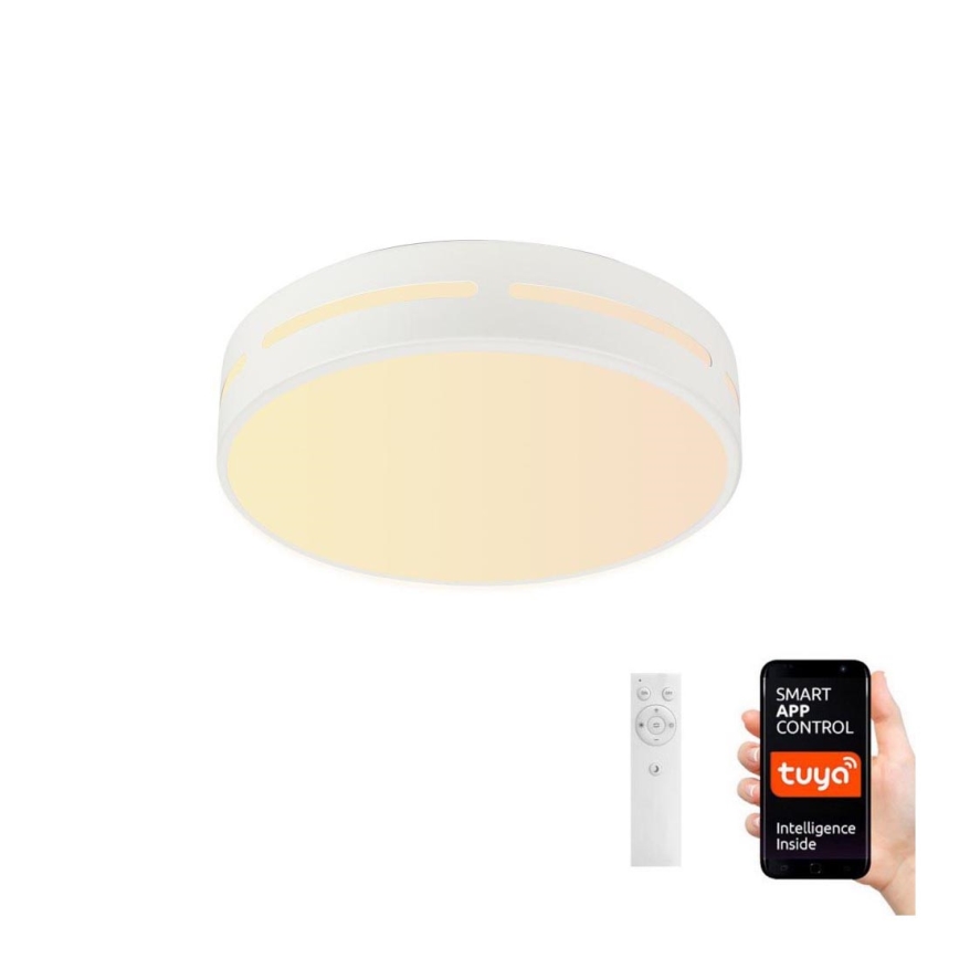 Immax NEO 07153-W50 - Dimbare LED Plafond Lamp NEO LITE PERFECTO LED/48W/230V Wi-Fi Tuya wit + afstandsbediening