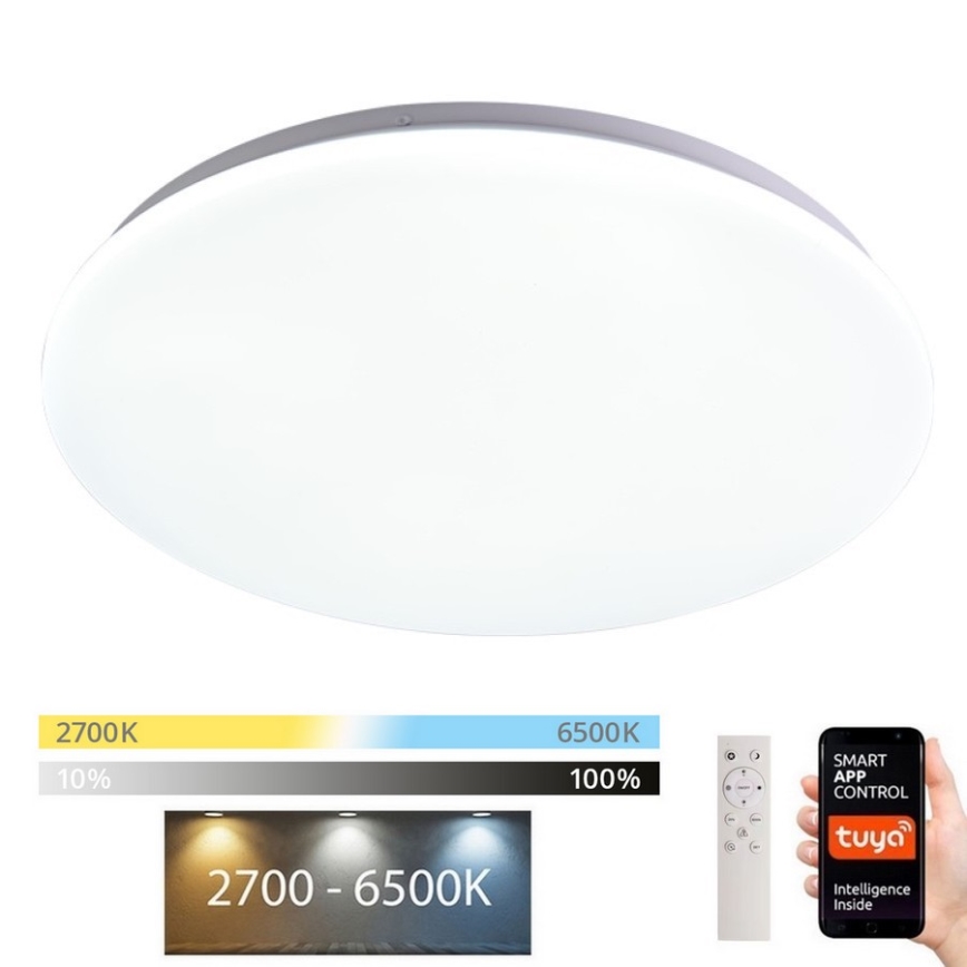 Immax NEO 07156-45 - Dimbare LED Plafondlamp ANCORA LED/36W/230V 2700-6500K Wi-Fi + afstandsbediening + Tuya