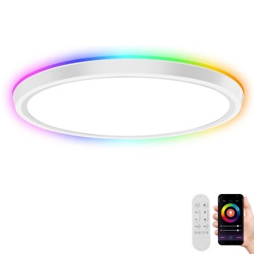 Immax NEO 07164-40 - LED RGB+CCT Dimbaar plafondlamp NEO LITE TUDO LED/50W/230V Wi-Fi Tuya + afstandsbediening