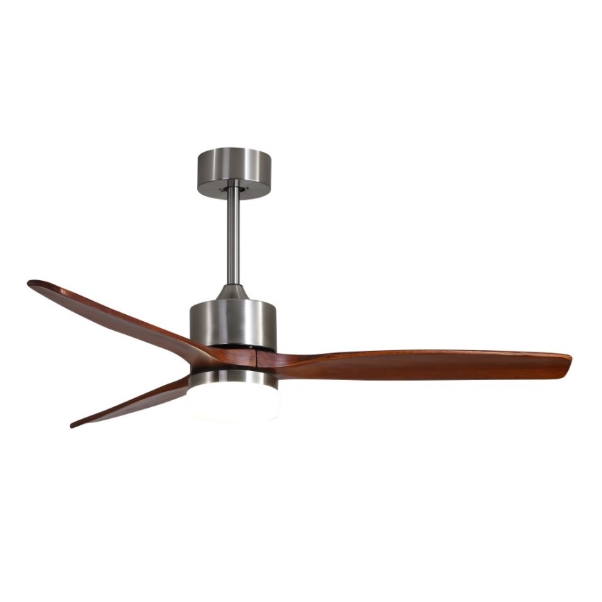 Immax NEO 07165-S - LED Plafondventilator ELEGANTE LED/18W/230V eiken Wi-Fi Tuya + afstandsbediening