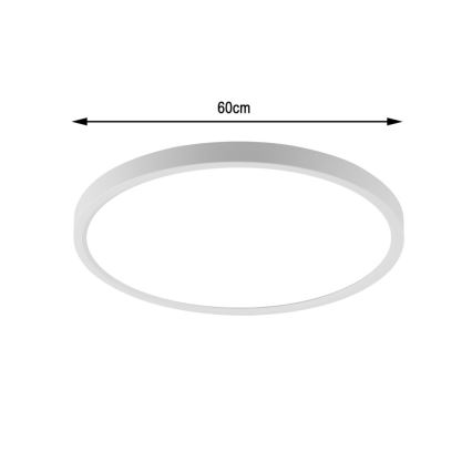 Immax NEO 07169-W60 - LED RGB+CCT Dimbare plafondlamp NEO LITE TUDO 65W/230V 2700-6500K Wi-Fi Tuya + afstandsbediening wit