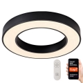 Immax NEO 07209L - Dimbare LED plafondlamp PASTEL LED/53W/230V 60 cm zwart Tuya + afstandsbediening