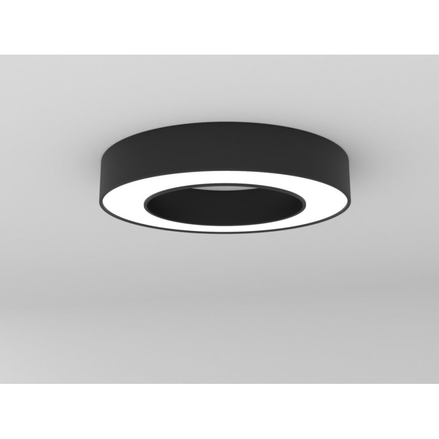 Immax NEO 07209L - Dimbare LED plafondlamp PASTEL LED/53W/230V 60 cm zwart Tuya + afstandsbediening