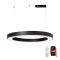 Immax NEO 07211L - LED dimbare hanglamp aan kabel PASTEL LED/68W/230V 2700-6500K Tuya zwart + afstandsbediening