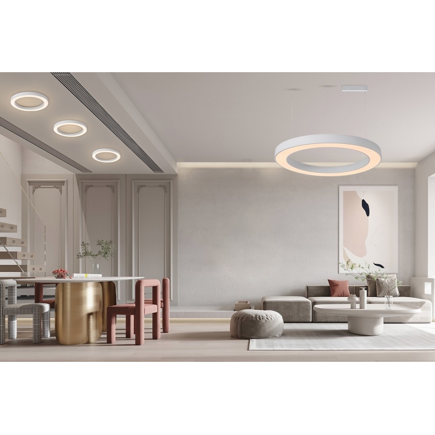 Immax NEO 07212L - LED dimbaar licht PASTEL LED/53W/230V wit Tuya + afstandsbediening