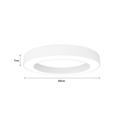 Immax NEO 07212L - LED dimbaar licht PASTEL LED/53W/230V wit Tuya + afstandsbediening