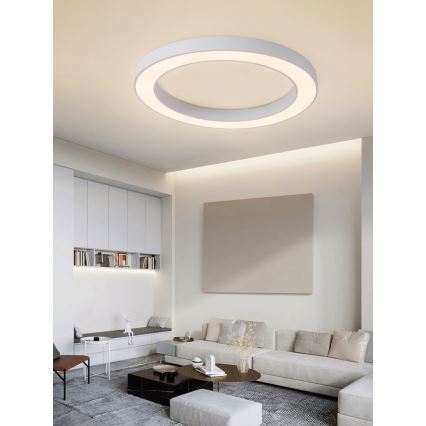 Immax NEO 07213L - Dimbare LED plafondlamp PASTEL LED/68W/230V 95 cm wit Tuya + afstandsbediening