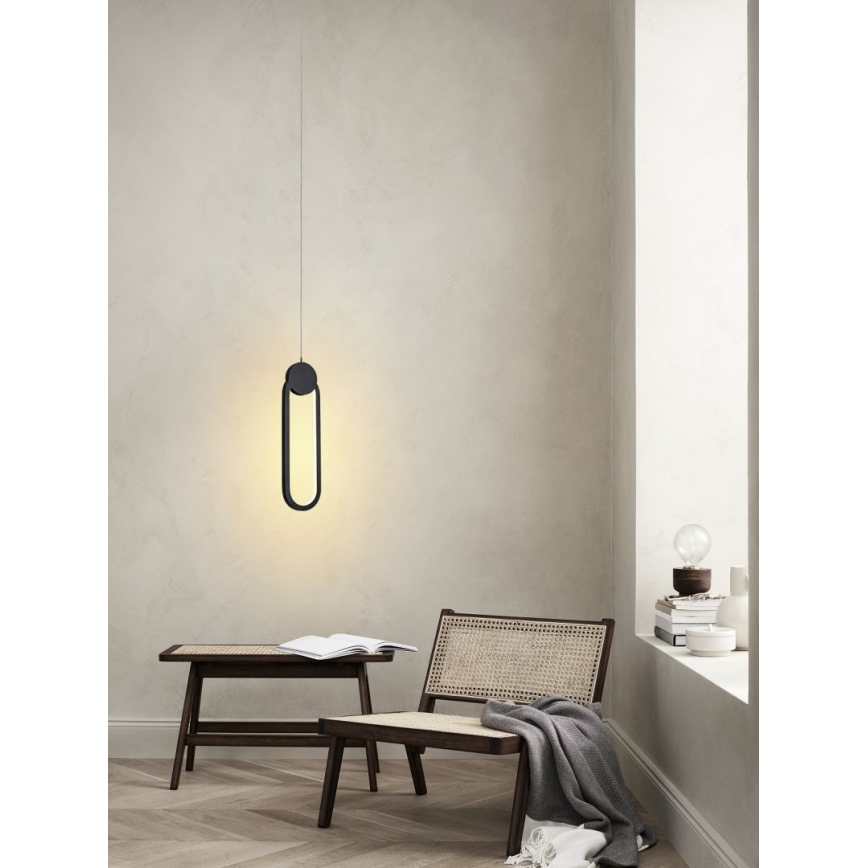 Immax NEO 07232L - Dimbare LED hanglamp aan een koord NEO LITE OVALE LED/22W/230V 2700-6500K Wi-Fi Tuya + afstandsbediening