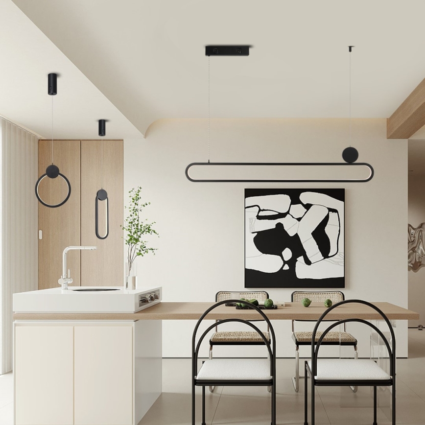 Immax NEO 07232L - Dimbare LED hanglamp aan een koord NEO LITE OVALE LED/22W/230V 2700-6500K Wi-Fi Tuya + afstandsbediening