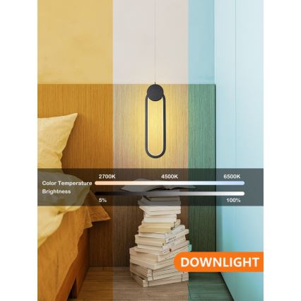 Immax NEO 07232L - Dimbare LED hanglamp aan een koord NEO LITE OVALE LED/22W/230V 2700-6500K Wi-Fi Tuya + afstandsbediening