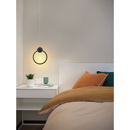 Immax NEO 07233L - Dimbare LED hanglamp aan een koord NEO LITE OVALE LED/18W/230V Wi-Fi Tuya 2700-6500K + afstandsbediening