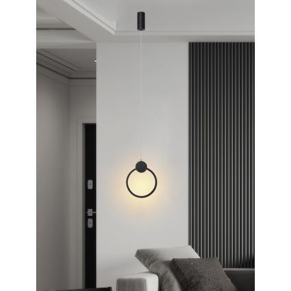 Immax NEO 07233L - Dimbare LED hanglamp aan een koord NEO LITE OVALE LED/18W/230V Wi-Fi Tuya 2700-6500K + afstandsbediening