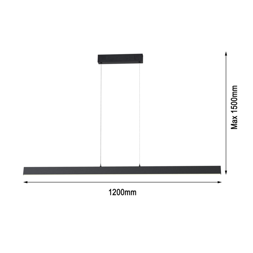 Immax NEO 07234L - Dimbare LED hanglamp aan een koord NEO LITE TRIANGOLO LED/28W/230V Wi-Fi Tuya 2700-6500K + afstandsbediening