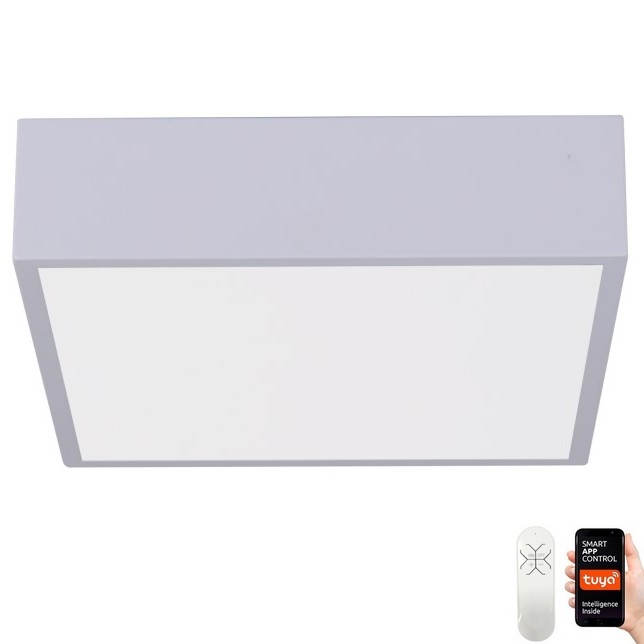 Immax NEO 07238L - Dimbare LED plafondlamp CANTO LED/22W/230V wit Tuya + afstandsbediening