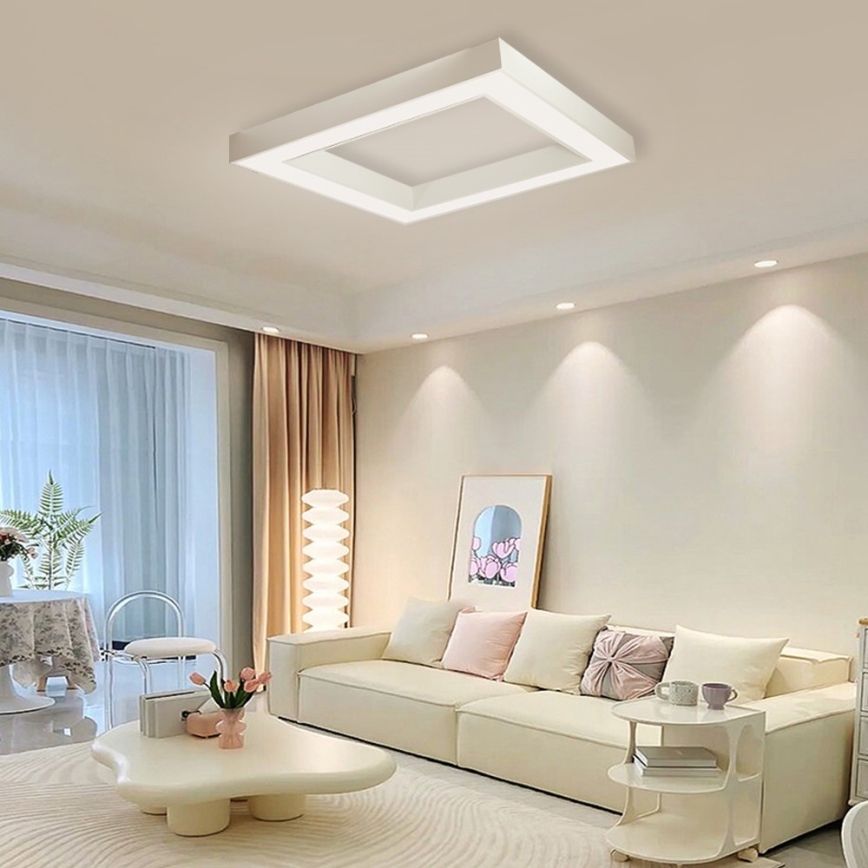 Immax NEO 07240L - Dimbare LED Plafondlamp CANTO LED/60W/230V 2700-6500K Tuya wit