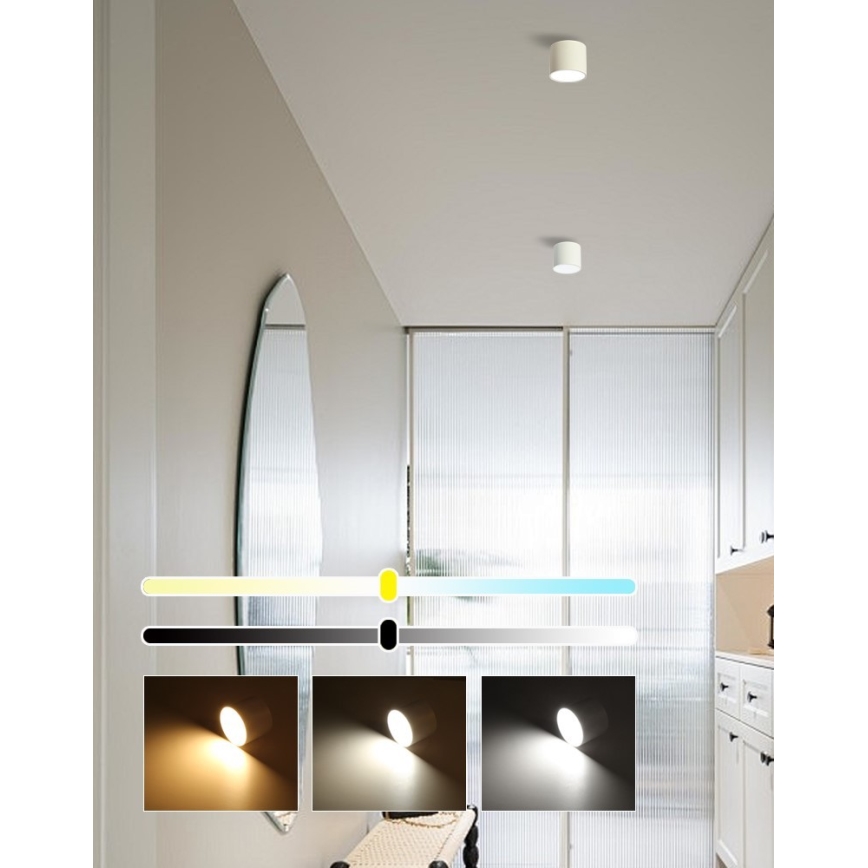 Immax NEO 07241L - Dimbare LED-plafondlamp RONDATE LED/18W/230V 11,5cm Wi-Fi Tuya