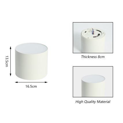 Immax NEO 07243L - Dimbare LED Plafondlamp RONDATE LED/32W/230V 16,5 cm Wi-Fi Tuya