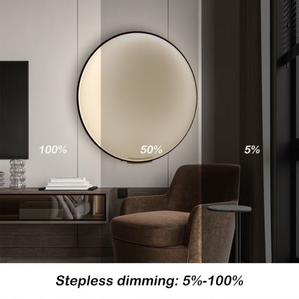 Immax NEO 07245-80 - LED dimbare wandlamp FINO LED/50W/230V 2700-6500K 80 cm Tuya + afstandsbediening