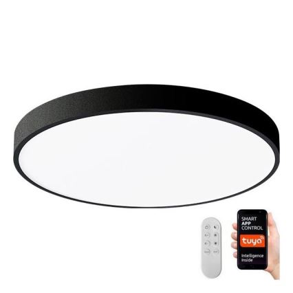 Immax NEO 07248L - Dimbare LED Plafondlamp NEO LITE SEMPLICI LED/36W/230V 3000-6000K Wi-Fi Tuya zwart + afstandsbediening