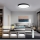 Immax NEO 07249L - Dimbare LED Plafondlamp NEO LITE SEMPLICI LED/48W/230V 3000-6000K Wi-Fi Tuya zwart + afstandsbediening