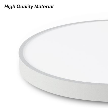 Immax NEO 07252L - Dimbare LED Plafondlamp NEO LITE SEMPLICI LED/48W/230V 3000-6000K Wi-Fi Tuya wit + afstandsbediening