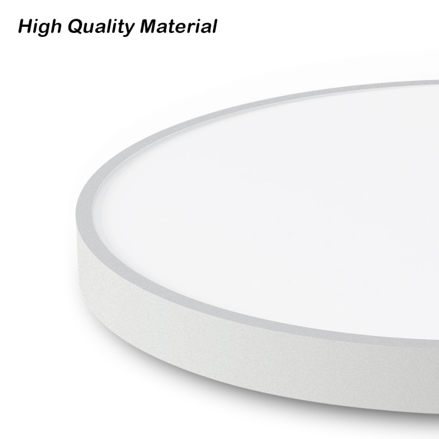 Immax NEO 07253L - Dimbare LED Plafondlamp NEO LITE SEMPLICI LED/60W/230V 3000-6000K Wi-Fi Tuya wit + afstandsbediening