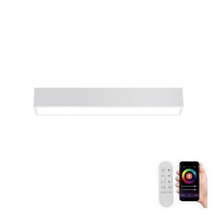 Immax NEO 07257L - Dimbare LED Plafondlamp NEO LITE LUNGO LED/20W/230V 3000-6000K Wi-Fi Tuya wit + afstandsbediening