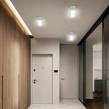 Immax NEO 07257L - Dimbare LED Plafondlamp NEO LITE LUNGO LED/20W/230V 3000-6000K Wi-Fi Tuya wit + afstandsbediening